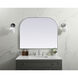 Blaire 42 X 34 inch Silver Mirror