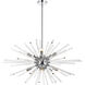 Sienna 10 Light 36 inch Chrome Pendant Ceiling Light