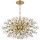 Vera 24 Light 23 inch Gold Pendant Ceiling Light in Satin Gold