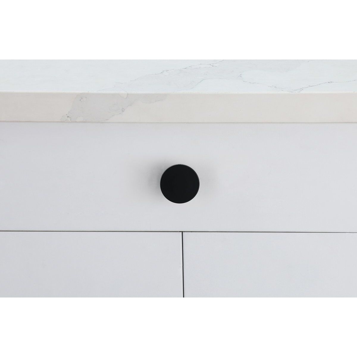 Trovon Matte Black Hardware Cabinet Knob, Set of 10