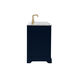 Franklin 72 X 22 X 35 inch Blue Bathroom Vanity Cabinet