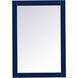 Cole 32 X 22 inch Blue Vanity Mirror