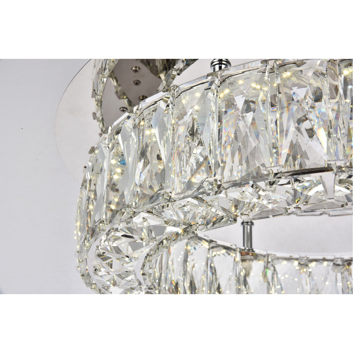 Monroe LED 18 inch Chrome Flush Mount Ceiling Light