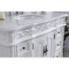Oakland 84 X 22 X 72 inch Antique White Vanity Sink Set