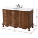 Danville 54 X 36 inch Teak Bathroom Vanity Cabinet