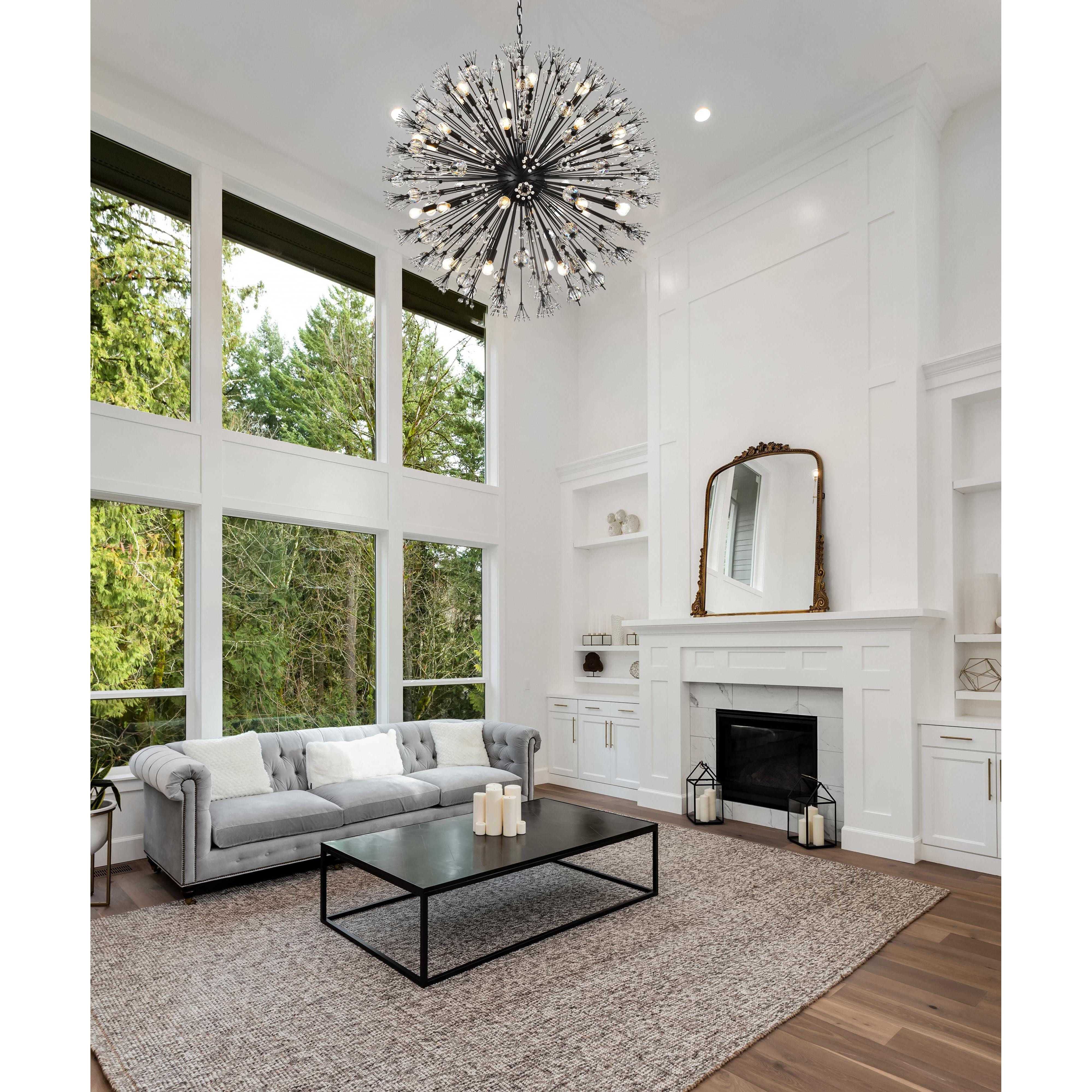 Vera 32 Light 44 inch Black Pendant Ceiling Light