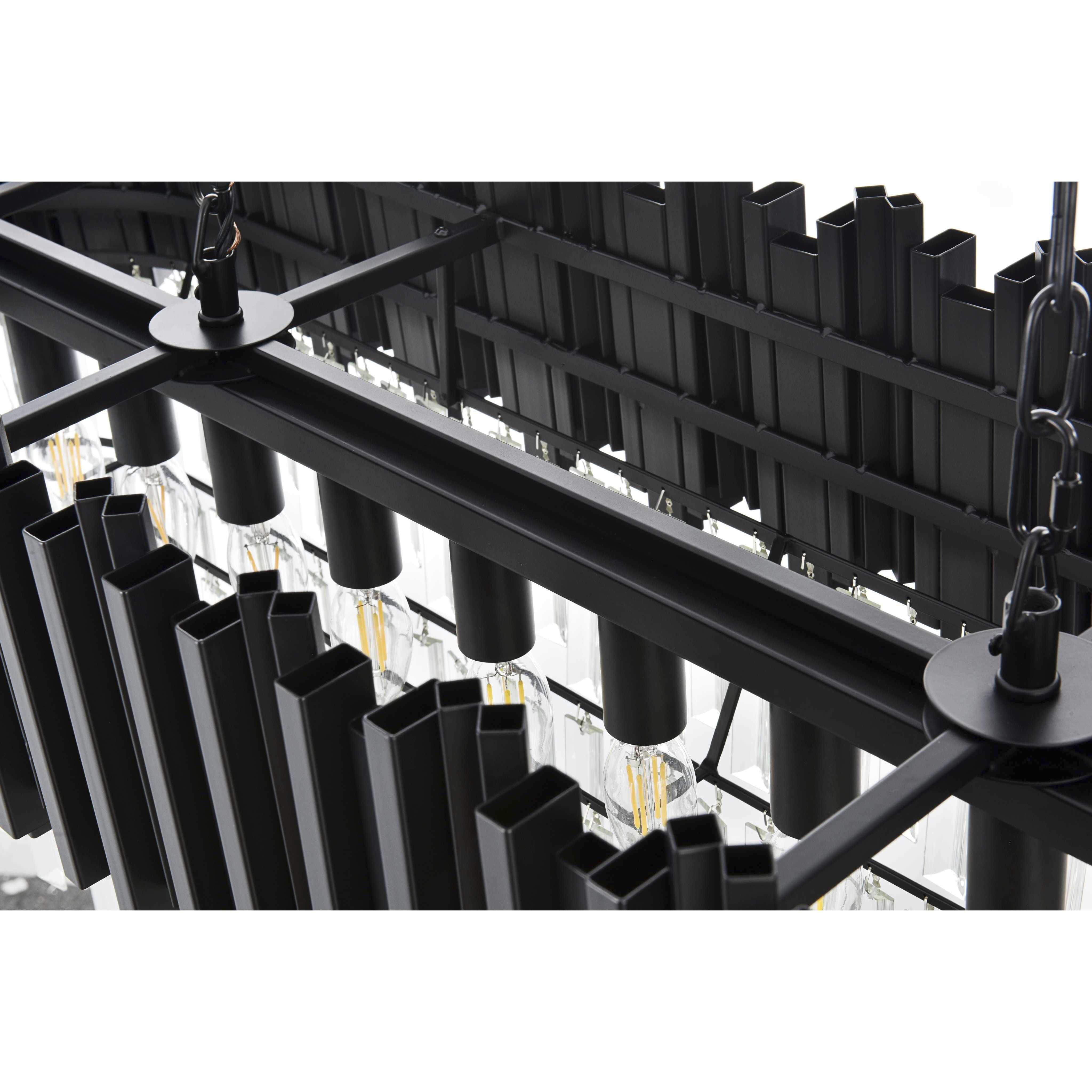 Willow 12 Light 14 inch Black Chandelier Ceiling Light