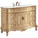 Danville 48 X 21 X 36 inch Antique Beige Vanity Sink Set