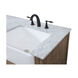 Franklin 60 X 22 X 35 inch Driftwood Bathroom Vanity Cabinet