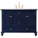 Rhodes 48 X 22 X 35 inch Blue Vanity Sink Set