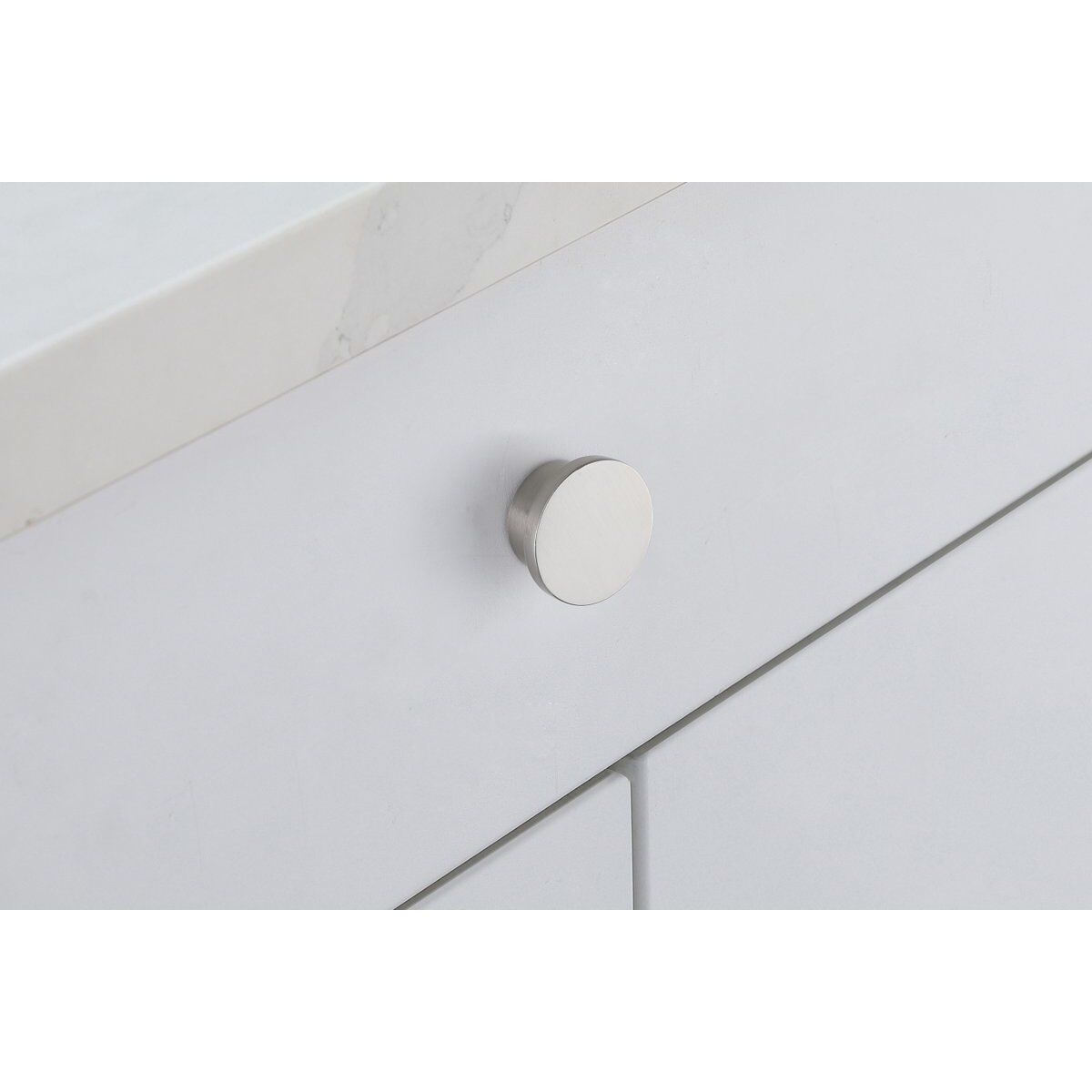 Trovon Brushed Nickel Hardware Cabinet Knob, Set of 10