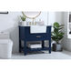 Clement 36 X 22 X 34.13 inch Blue Bathroom Vanity Cabinet