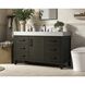 Nathan 54 X 34 inch Mocha Brown Bathroom Vanity Cabinet in 1