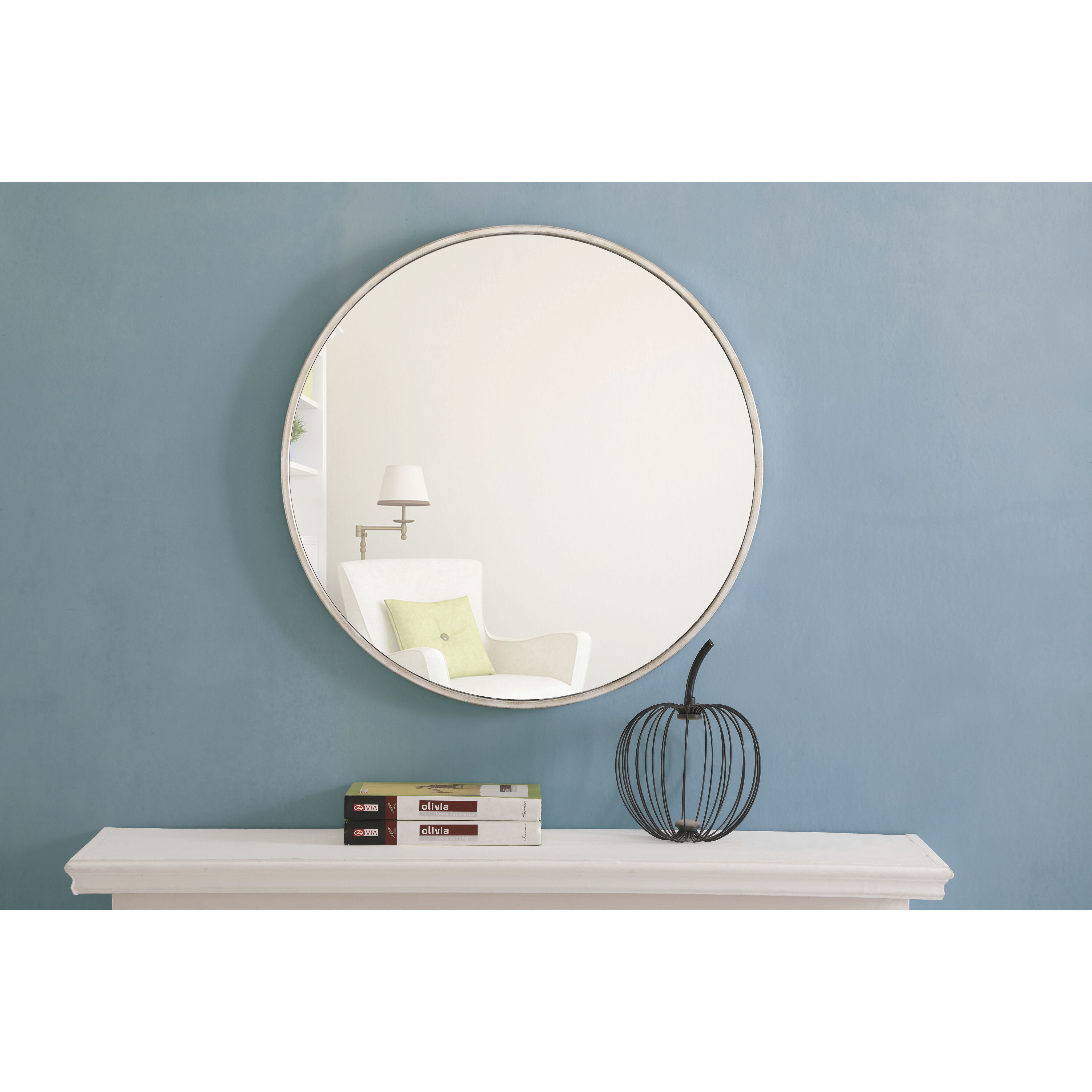 Eternity 24 X 24 inch Silver Wall Mirror