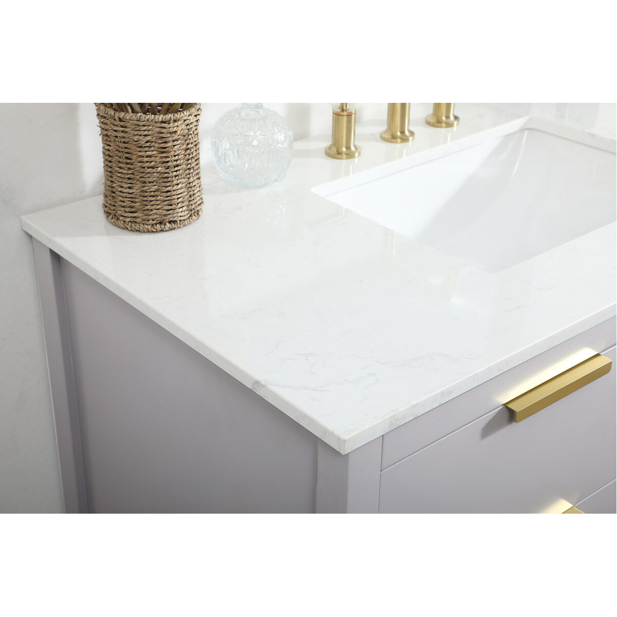 Larkin 42 X 22 X 34 inch Grey Vanity Sink Set