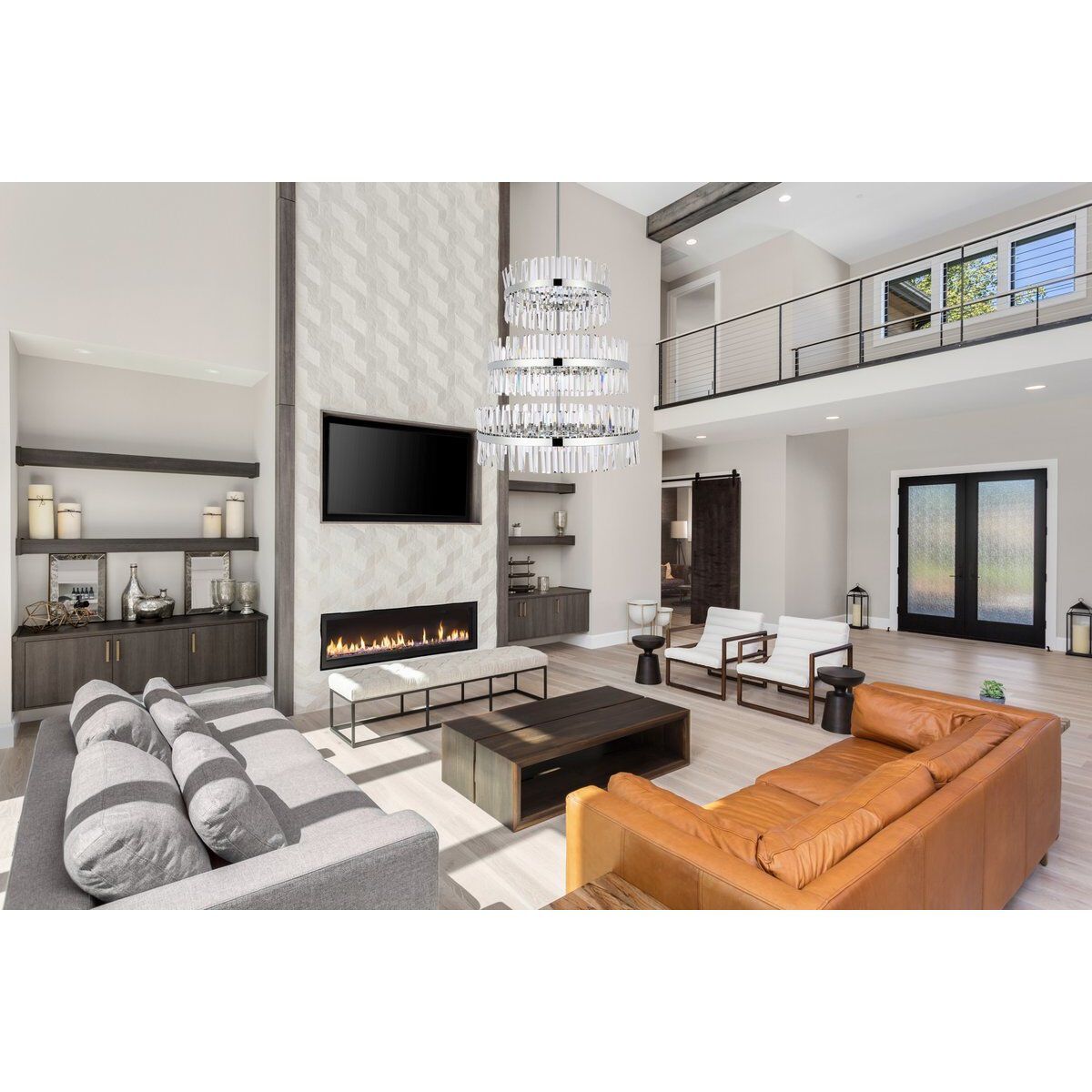 Serephina 46 Light 36 inch Chrome Chandelier Ceiling Light