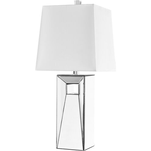 Sparkle 28 inch 60 watt Silver Table Lamp Portable Light