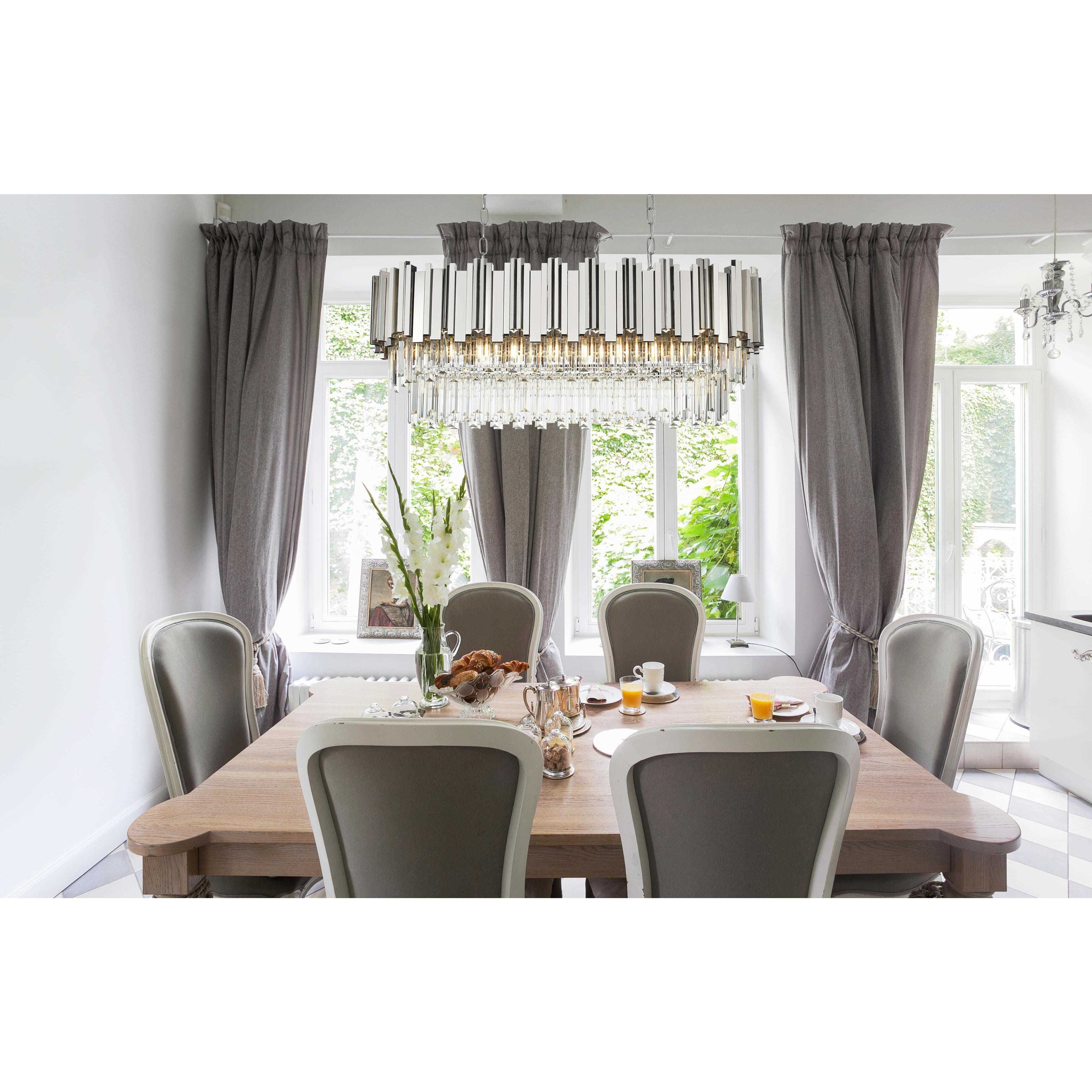 Willow 9 Light 14 inch Chrome Chandelier Ceiling Light