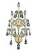Maria Theresa 5 Light 12 inch Gold Wall Sconce Wall Light in Clear, Royal Cut