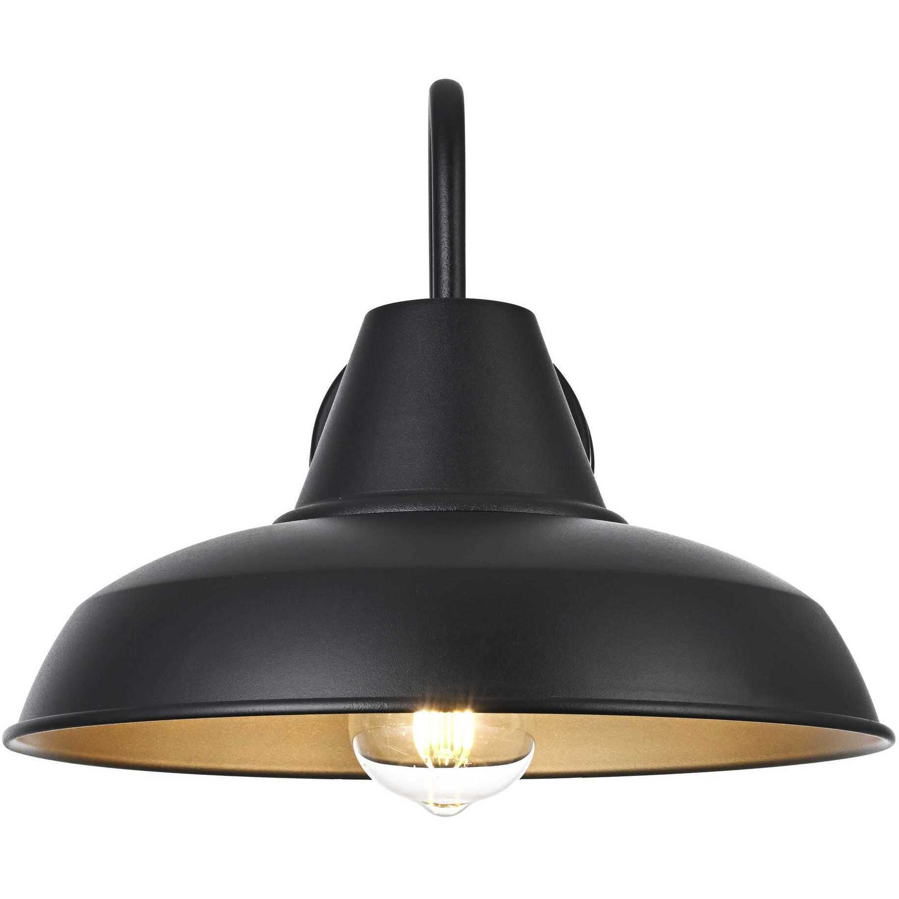 Tinsley 1 Light 10 inch Black Outdoor Wall Sconce