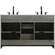 Austin 54 X 34 inch Rustic Grey Bathroom Vanity Cabinet