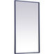 Monet 36 X 20 inch Blue Wall Mirror