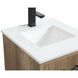 Cyrus 19 X 18 X 33.5 inch Natural Oak Vanity Sink Set