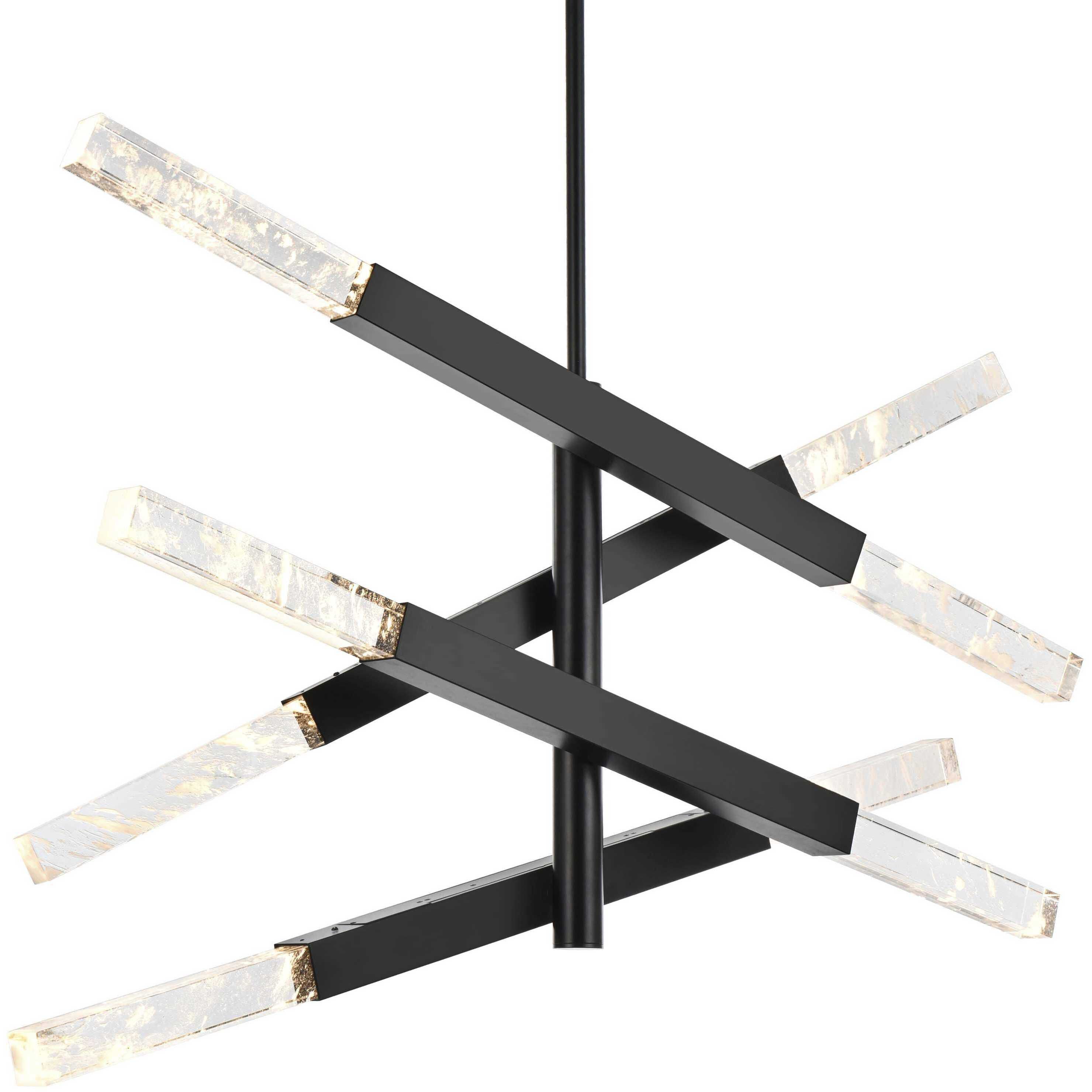 Ari 8 Light 13.5 inch Black Pendant Ceiling Light