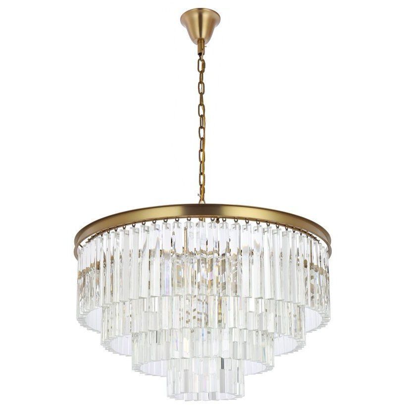 Sydney 17 Light 32 inch Satin Gold Chandelier Ceiling Light