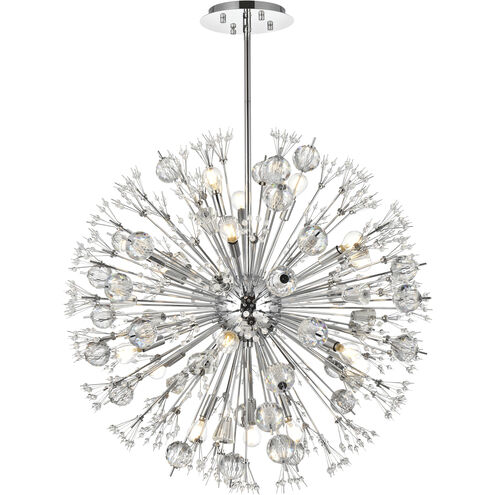 Vera 18 Light 32 inch Chrome Pendant Ceiling Light
