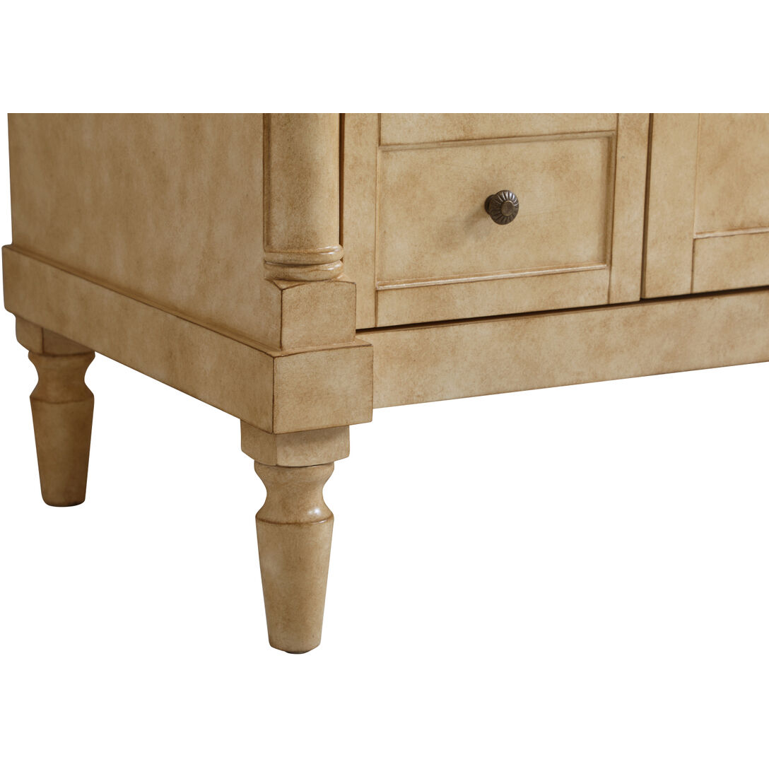 Lexington 48 X 21.5 X 35 inch Antique Beige Vanity Sink Set
