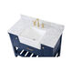 Clement 42 X 22 X 34.13 inch Blue Bathroom Vanity Cabinet