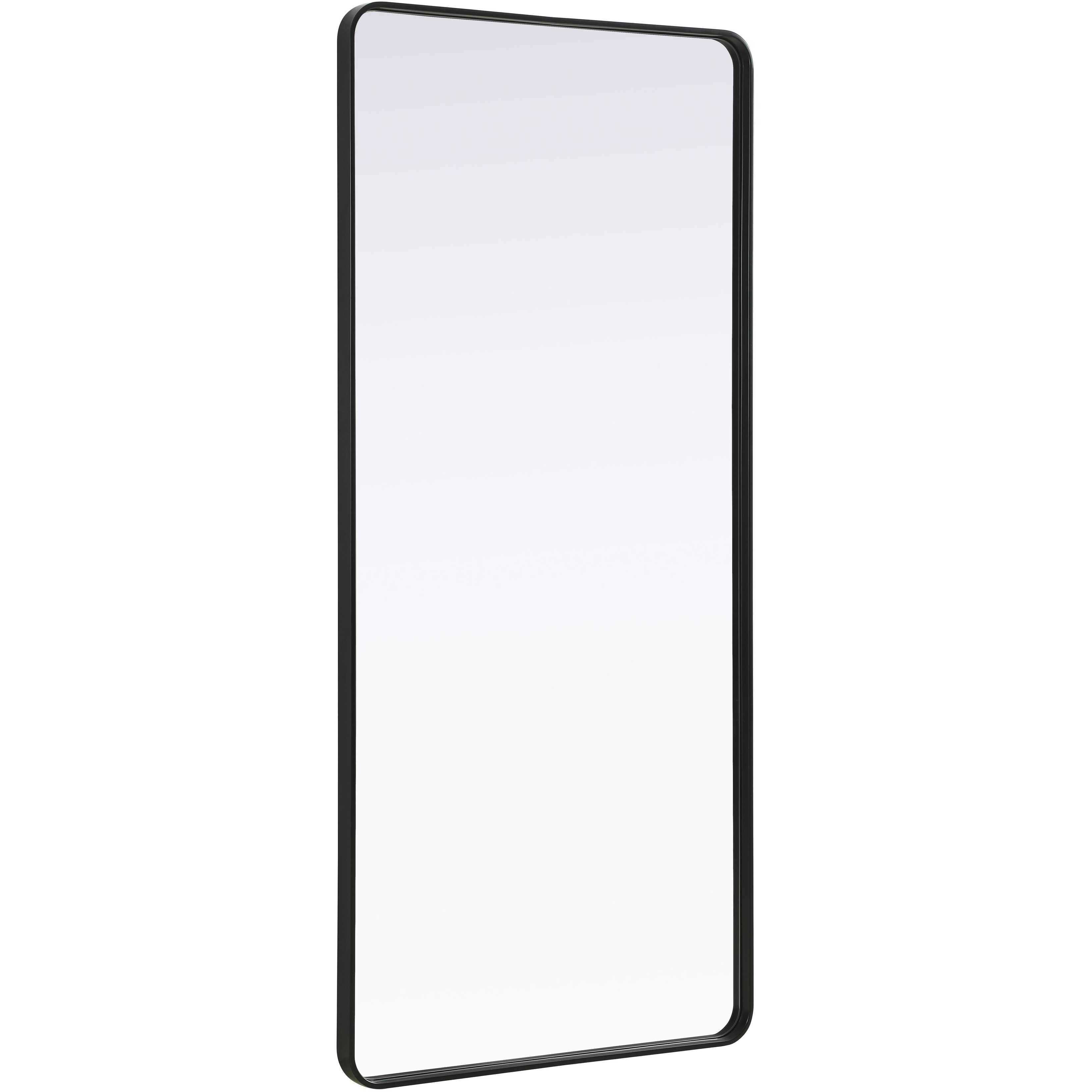 Remy 72 X 32 inch Black Mirror