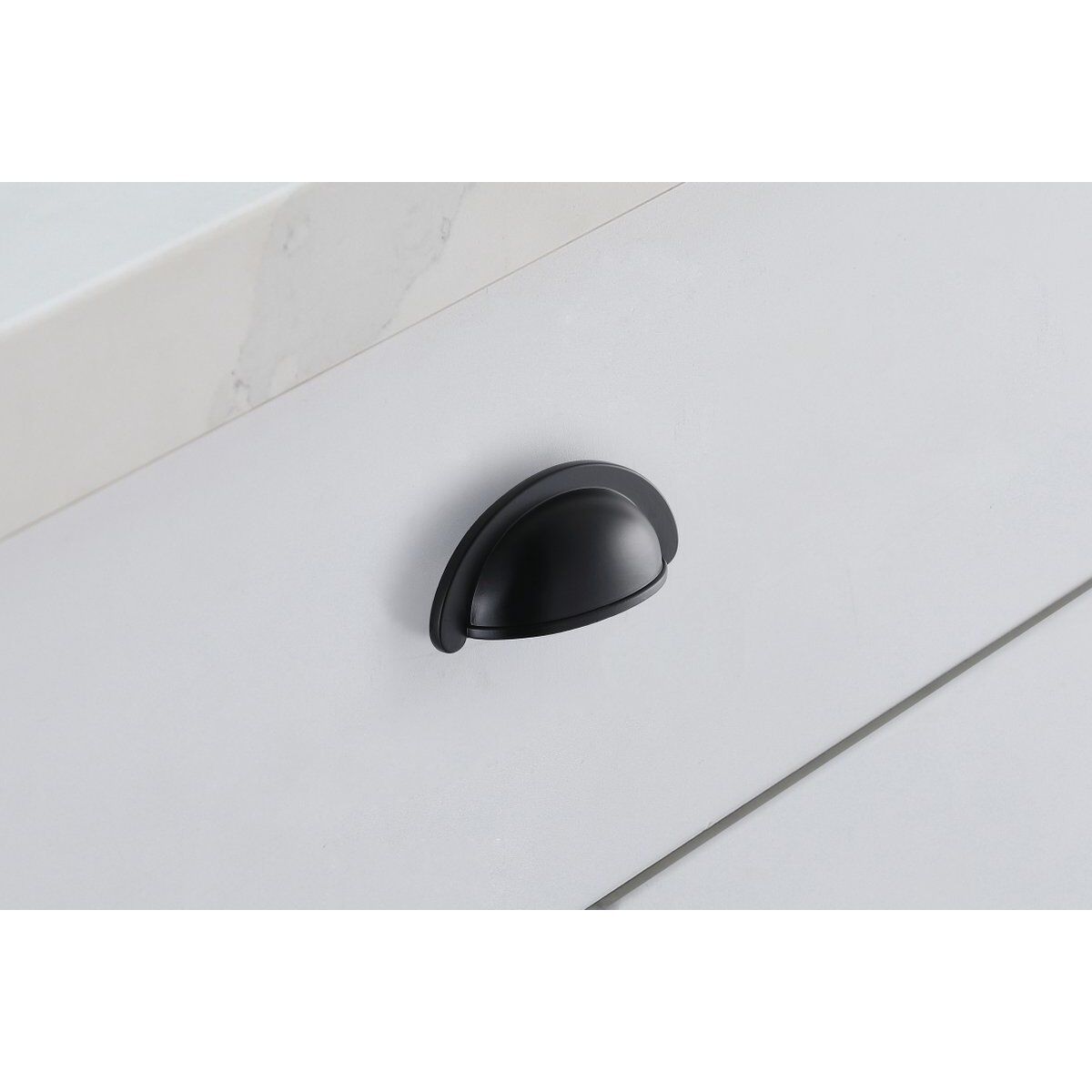 Claude Matte Black Hardware Drawer Pull, Set of 10