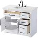 Remington 42 X 35 inch White Bathroom Vanity Cabinet