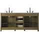 Alina 72 X 34 inch Hazel Oak Bathroom Vanity Cabinet