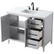 Millie 42 X 35 inch Grey Bathroom Vanity Cabinet