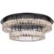 Monroe 2 Light 30 inch Black Flush Mount Ceiling Light