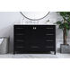 Irene 48 X 22 X 34 inch Black Vanity Sink Set
