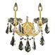 Maria Theresa 2 Light 12 inch Gold Wall Sconce Wall Light in Clear, Royal Cut