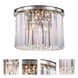 Sydney 6 Light 20 inch Polished nickel Flush Mount Ceiling Light in Clear, Urban Classic