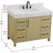 Nathan 42 X 34 inch Honey Brown Bathroom Vanity Cabinet