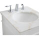 Lexington 19 X 18 X 35 inch Antique White Vanity Sink Set 
