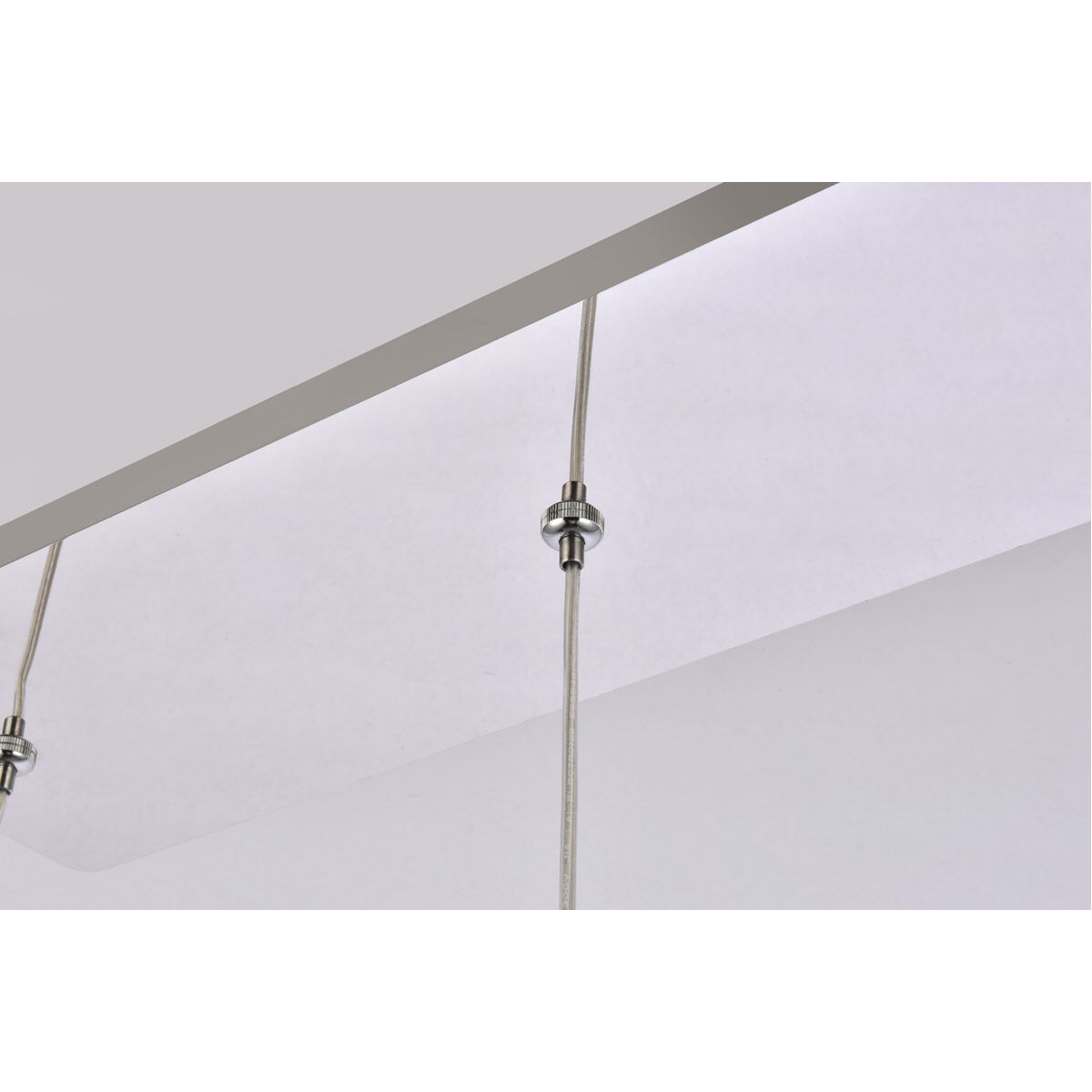 Eren 3 Light 28 inch Chrome Linear Pendant Ceiling Light