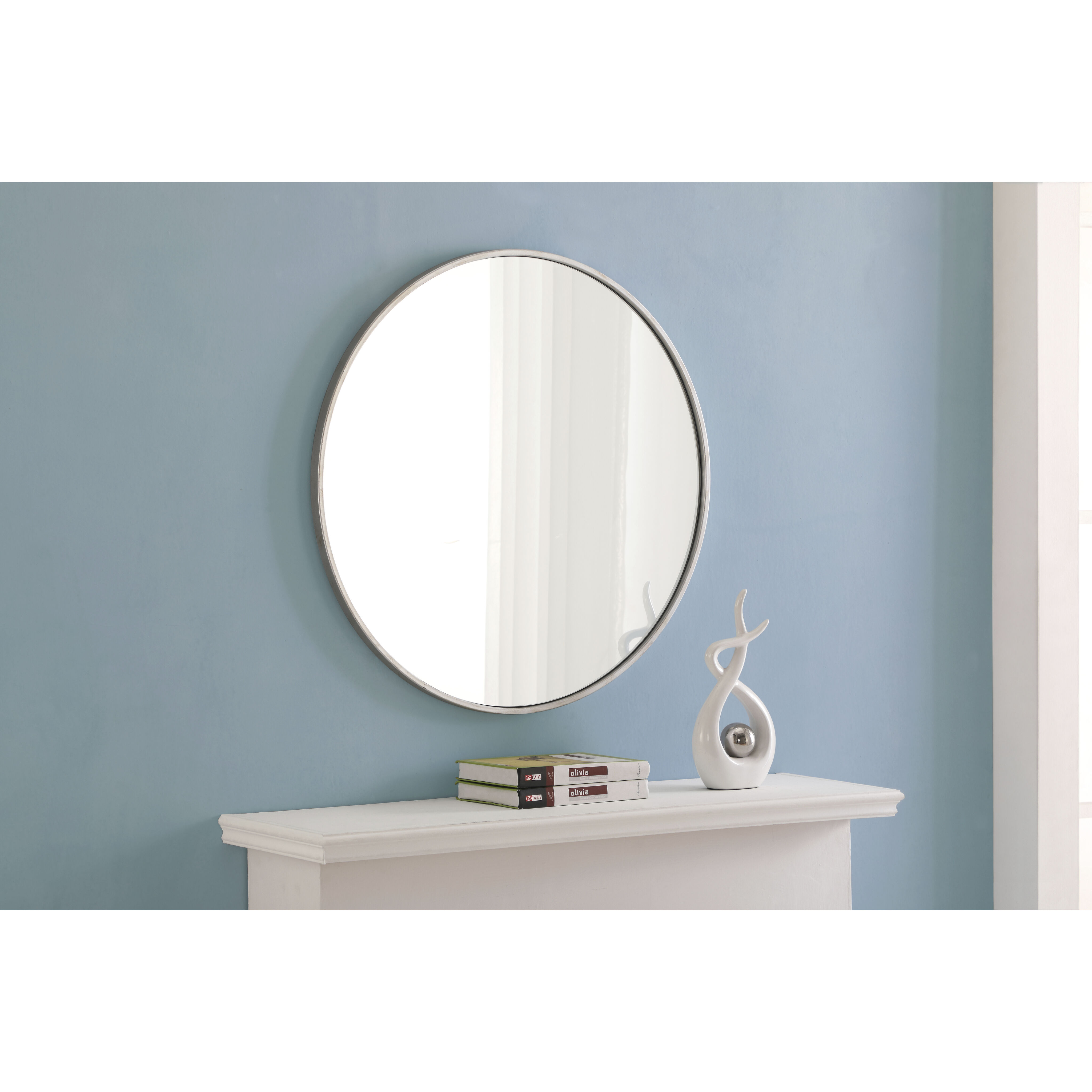 Eternity 28 X 28 inch Silver Wall Mirror