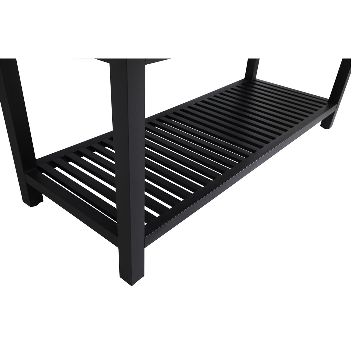 Raya 60 X 22 X 34 inch Black Vanity Sink Set