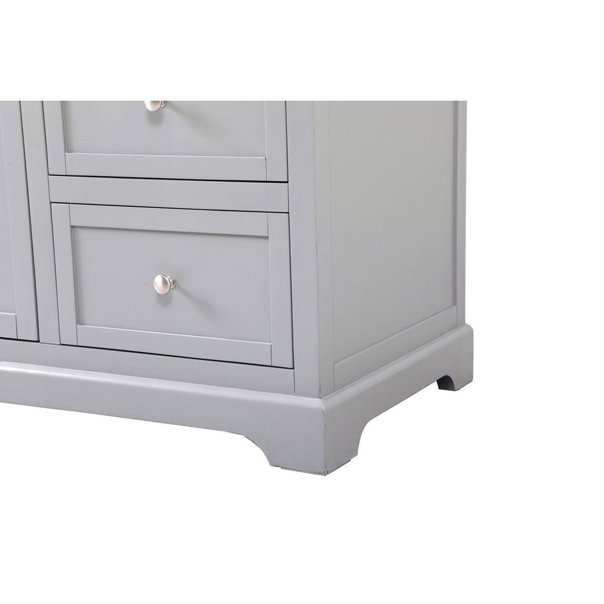 Franklin 60 X 22 X 34.75 inch Grey Bathroom Vanity Cabinet