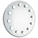 Hollywood 27.5 X 27.5 inch Silver Lighted Wall Mirror