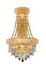 Primo 4 Light 12 inch Gold Wall Sconce Wall Light in Royal Cut