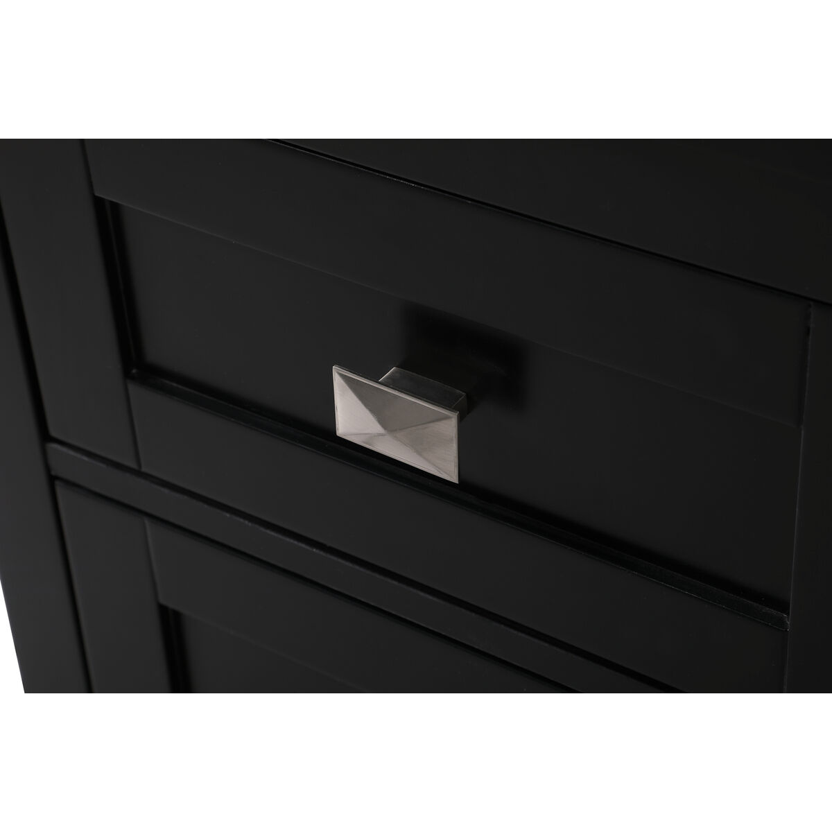 Adian Black Bathroom Storage Cabinet